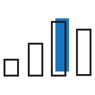 Icon of a graph chart