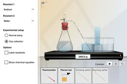 Chemical Changes Gizmo